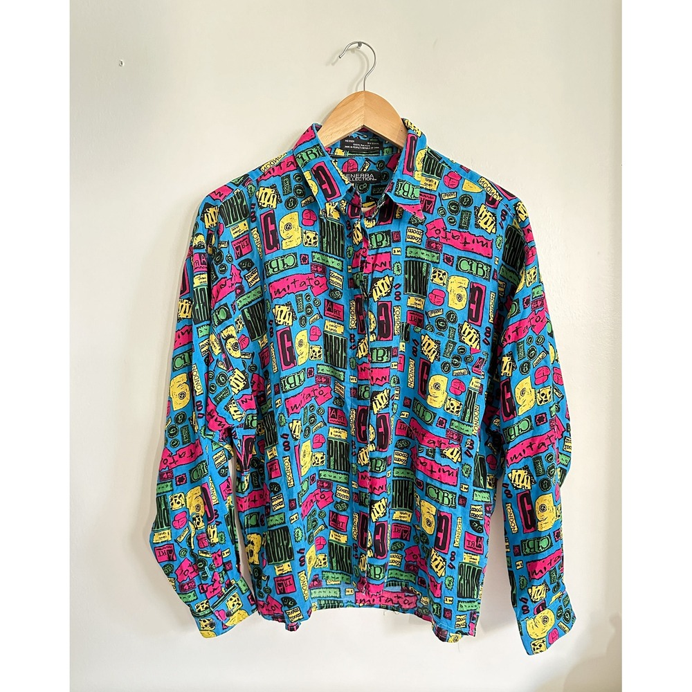 Generra Collection Men's Graphic Buttondown